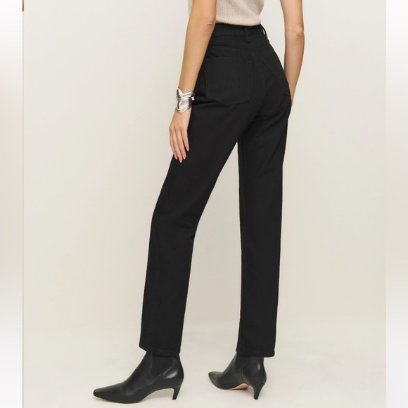 Reformation High Rise Straight Leg Jeans - Picture 4 of 6